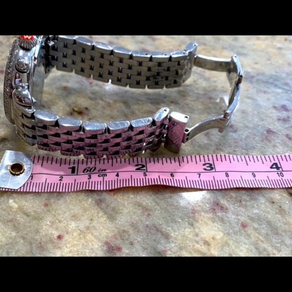 ❌SOLD❌ MICHELE CSX DIAMOND BEZEL CHRONOGRAPH WATCH - Picture 8 of 10